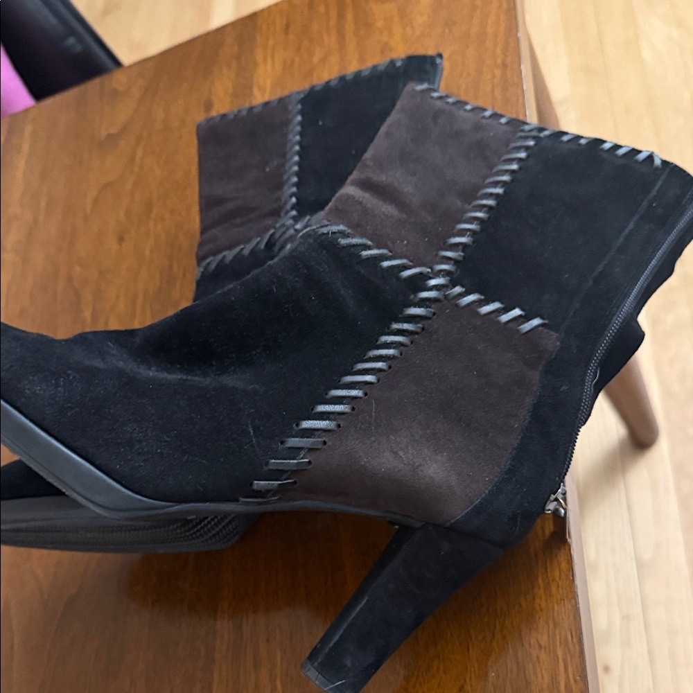 Aquatalia Suede Heel Women's Boots - Picture 4 of 5